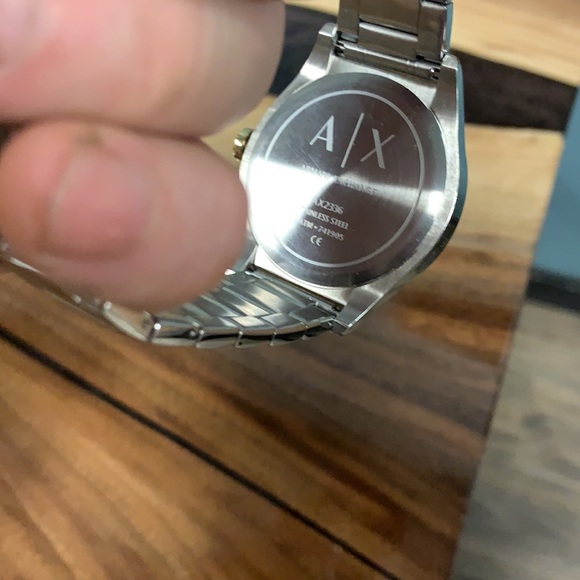 Armani Exchange stainless steel two tone watch - Picture 3 of 3